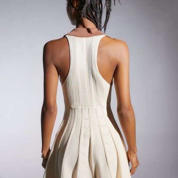 Urban Outfitters Blaire Pointelle Collared Mini Dress - Picture 6 of 6